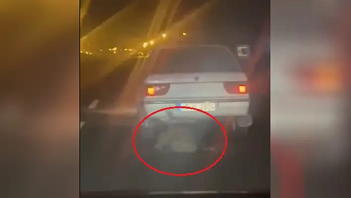 Kayseri'de aracın arkasına bağlayıp, iple sürüklemişti - Cezasız kalmadı!