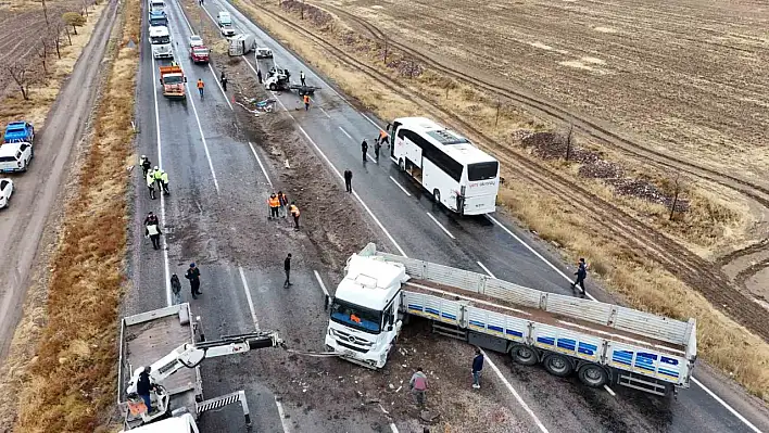 Kayseri'de zincirleme kaza: 1 ölü