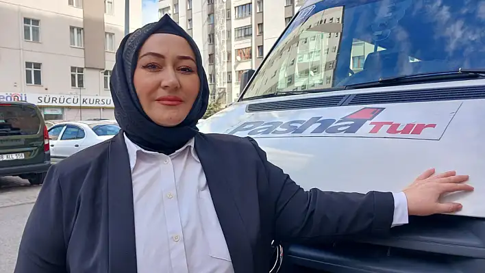 Kayseri'de babasının mesleğinden etkilendi servis şoförü oldu!
