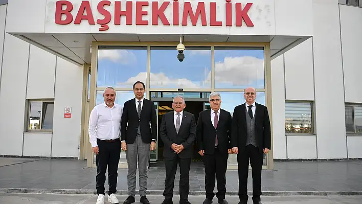 Kayseri'de başkan ve başhekim buluştu