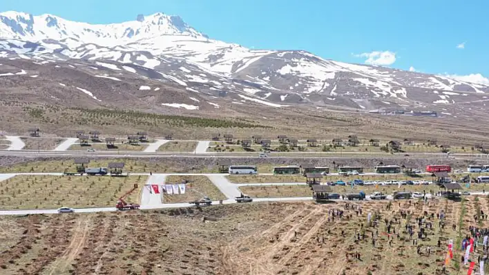 Kayseri'de binlerce fidan toprakla buluştu!