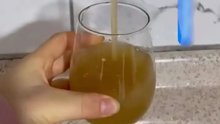 Kayseri'de bir 'Musluklardan çamurlu su akıyor' iddiası daha – 'Her yağmurdan sonra aynı!'