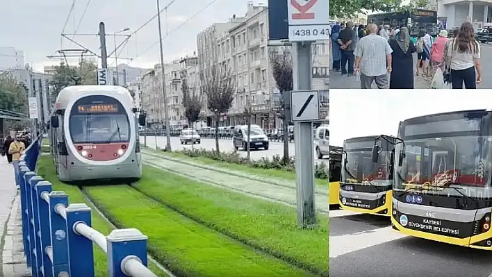 Kayseri'de bu haftada da sefer güzergah ve saatlerinde değişiklik yapılmadı!