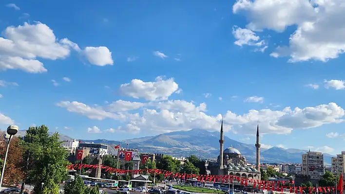 Kayseri'de Bugün Hava Nasıl Olacak? ( 17 Temmuz)