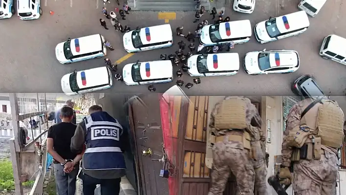 Kayseri'de büyük operasyon: 23 kişi yakalandı!