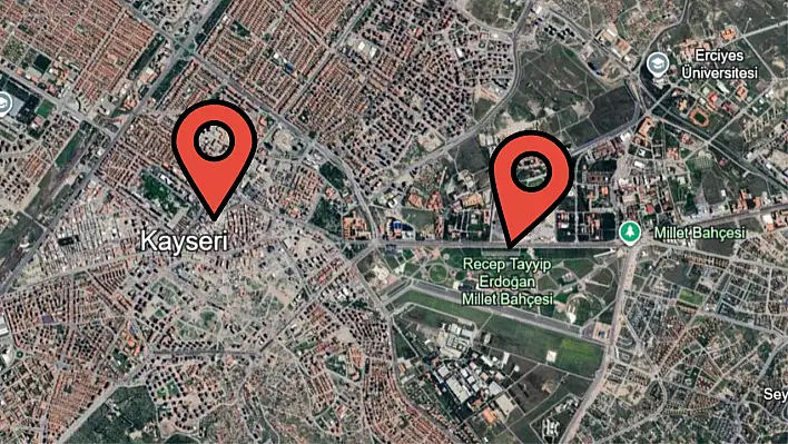 Kayseri'de Cumhuriyet Meydanı'ndan başlayacak Millet Bahçesi'nde bitecek!