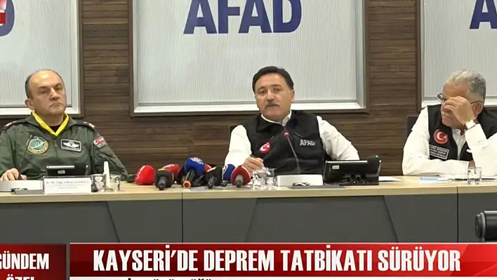 Kayseri'de deprem tatbikatı sürüyor: İşte enkaz noktaları!