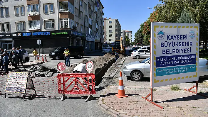 Kayseri'de DSİ Katlı Kavşağı gün sayıyor!