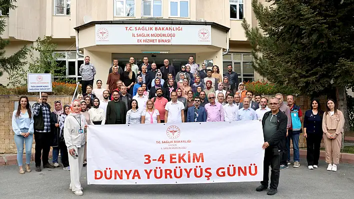 Kayseri'de Dünya Yürüyüş Günü'ne özel etkinlik!