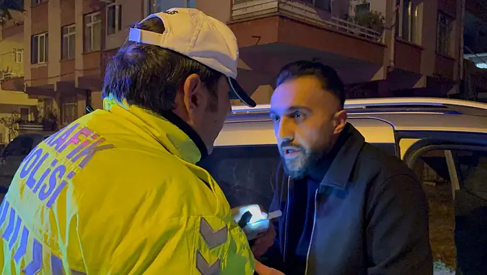 Kayseri'de 'Dur' ihtarına uymadı: Alkollü sürücünün rahatlığı pes dedirtti!