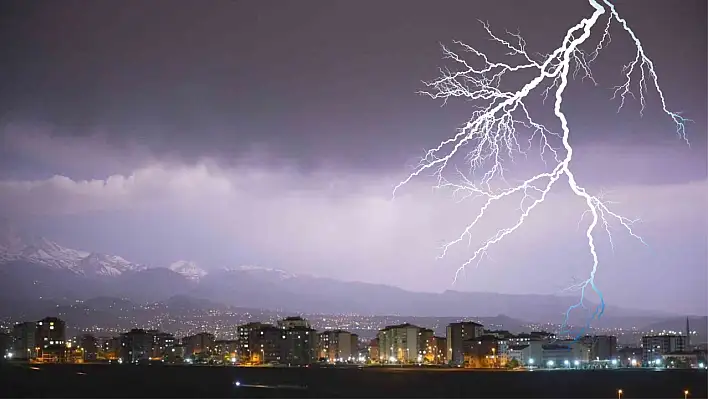 Kayseri'de gök gürültülü sağanak yağış bekleniyor: Meteoroloji uyardı!