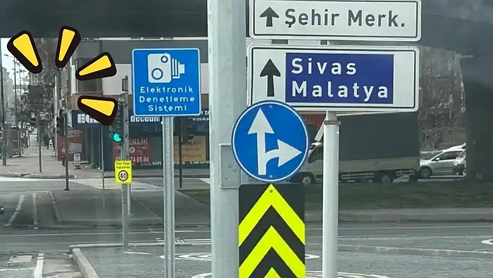 Kayseri'de göz korkutan EDS levhaları merak konusu oldu: Ceza uygulamasını duyan sürücüler büyük bir  'oh' çekecek!