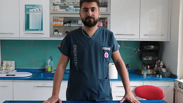 Kayseri'de göz küresi dışarı çıkmış halde bulundu!