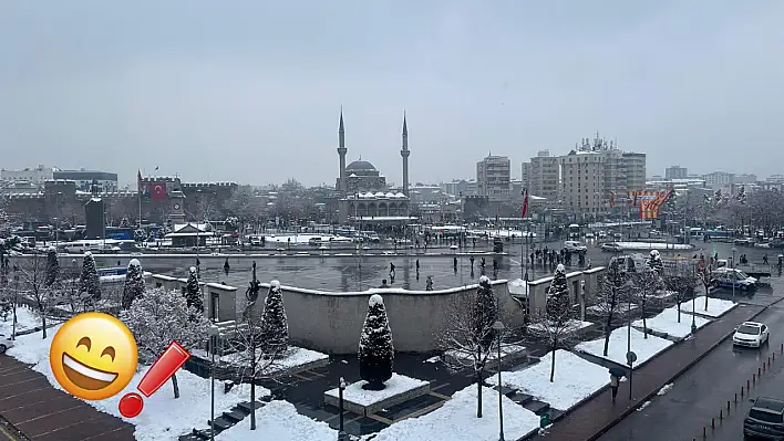 Kayseri'de güldüren önlem!