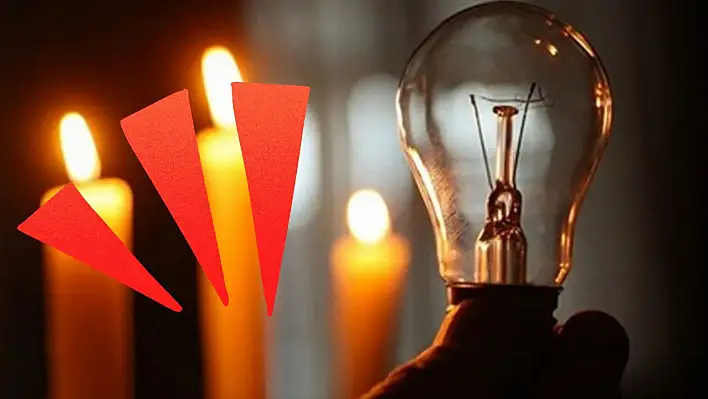 Kayseri'de haftanın ilk gününde büyük elektrik kesintisi: 4 Ağustos 2025