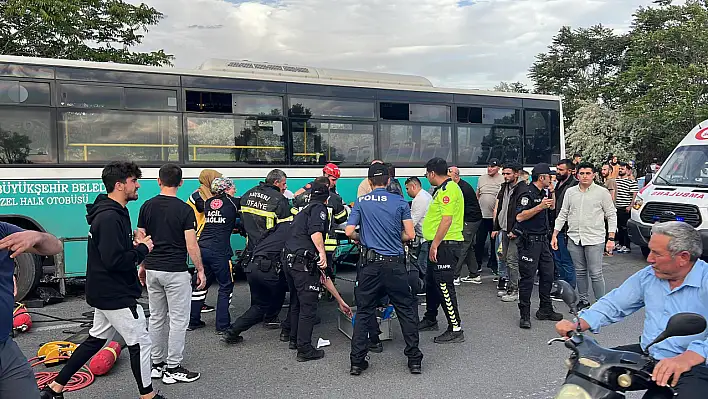 Kayseri'de halk otobüsü anne ve oğluna çarptı! Mahkemeden şoföre hapis cezası!