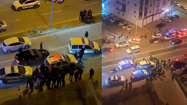 Kayseri'de hareketli dakikalar: Dur ihtarına uymayan araç polis memuruna çarptı!