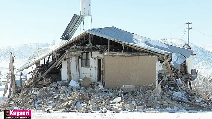 Kayseri'de hasar tespiti yapıldı