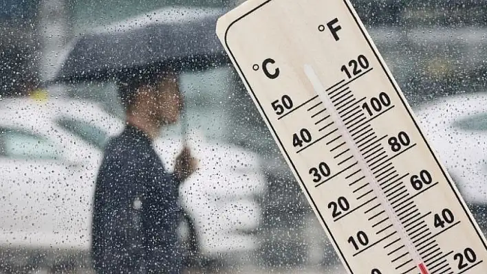 Kayseri'de hava değişiyor: Sıcaklıklar düşüyor, yağış geliyor