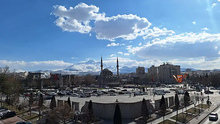 Kayseri'de hava dengesi değişiyor