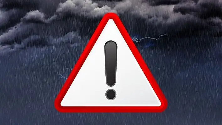 Kayseri'de hava durumu: Gök gürültülü sağanak yağışa dikkat! (31 Mayıs)