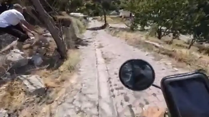 Kayseri'de içerik üreticisine taşlı saldırı!