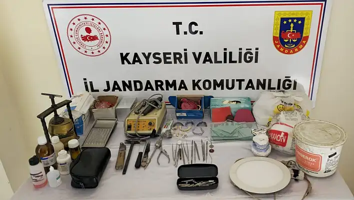 Kayseri'de Kaçak Diş Muayenehanesi!