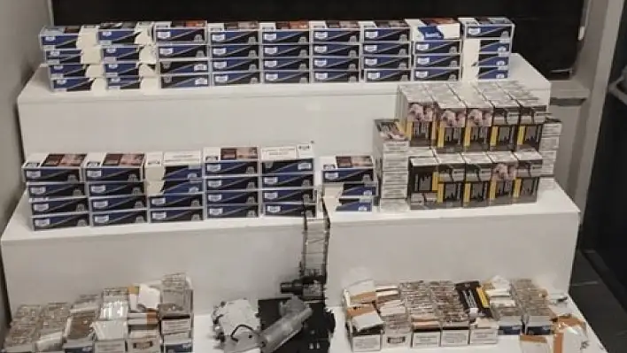 Kayseri'de kaçak sigara üretimi - 3 kişi yakalandı!