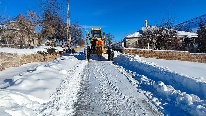 Kayseri'de kapalı yol kalmadı!