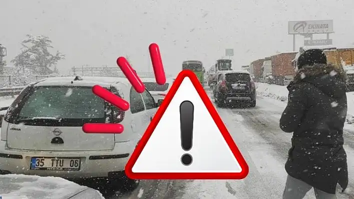 Kayseri'de kar fırtınası sürüyor! Kapalı yol var mı?