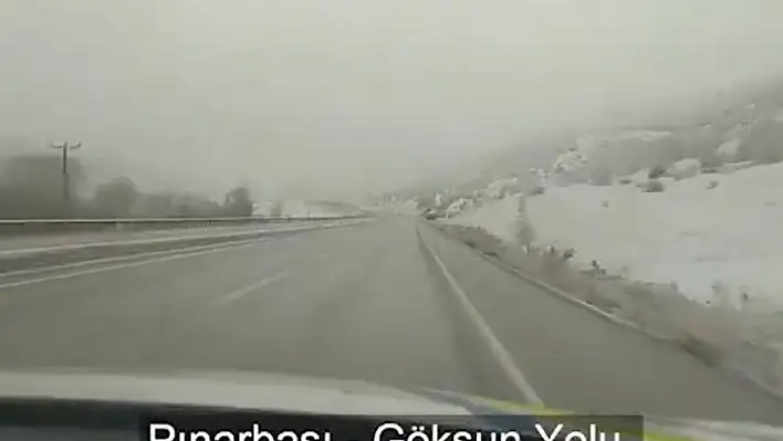 Kayseri'de karlı sabah: Yollarda 16 Kasım Pazar günü durum nasıl?