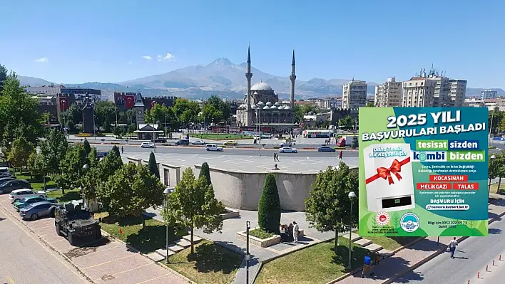 Kayseri'de kombi başvuruları başladı -  'Tesisat Sizden Kombi Bizden'