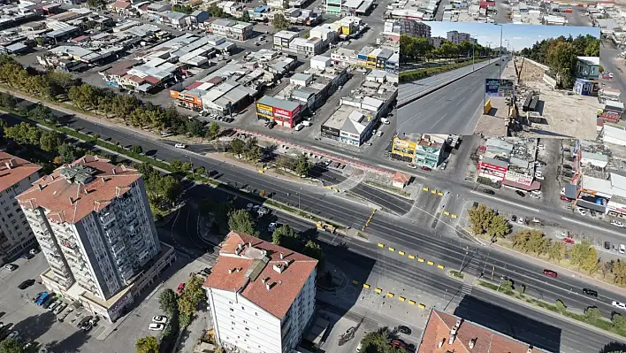 Kayseri'de merakla beklenen Katlı Kavşak Projesinde çalışmalara başlandı!