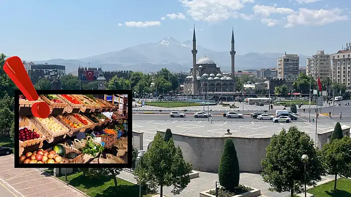 Kayseri'de meyve ve sebze fiyatları belli oldu – İşte en yüksek ve düşük fiyatlar!