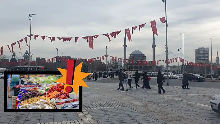 Kayseri'de meyve ve sebze fiyatlarında son durum – Hangi ürün arttı, hangisi ne kadar düştü?