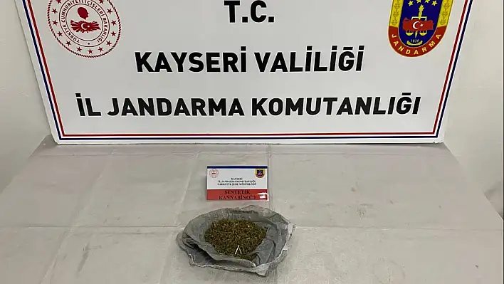 Kayseri'de motosiklet durduruldu, içinden uyuşturucu çıktı!