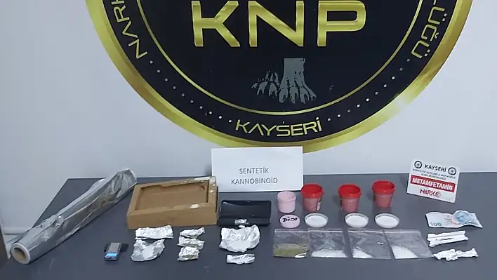 Kayseri'de Narkogüç Operasyon yaptı 4 Gözaltı