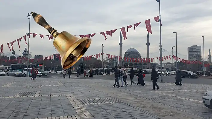 Kayseri'de okullarda zil sesleri değişiyor