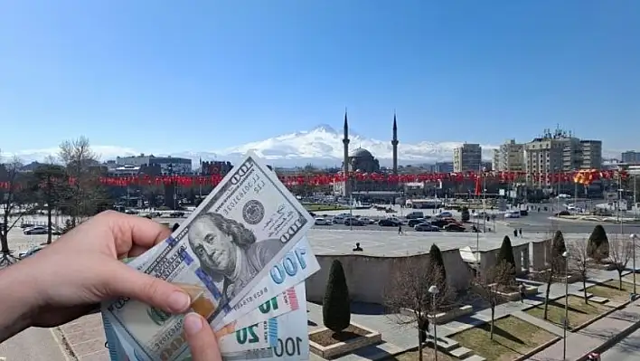 Kayseri'de paranın rengi değişti!