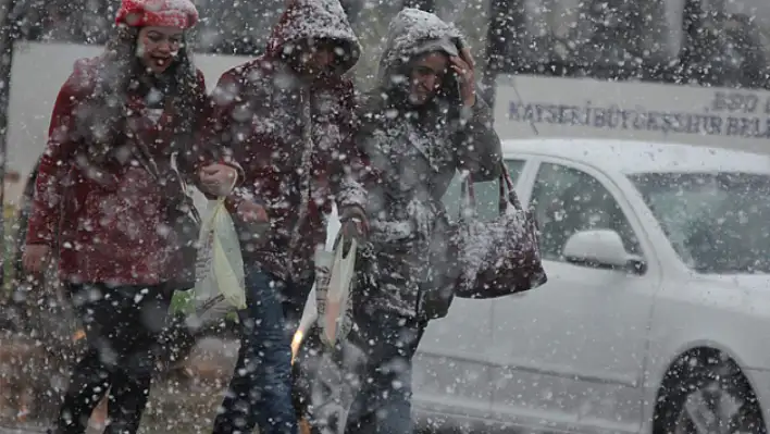 Kayseri'de saatler kaldı kuvvetli kar yağışı bekleniyor: Meteoroloji uyardı!