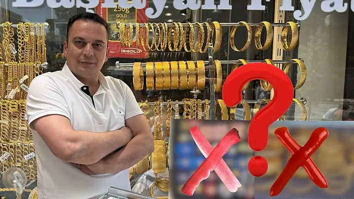 Kayseri'de sahte altın istilası mı var? Vatandaş ve kuyumcular alarmda!