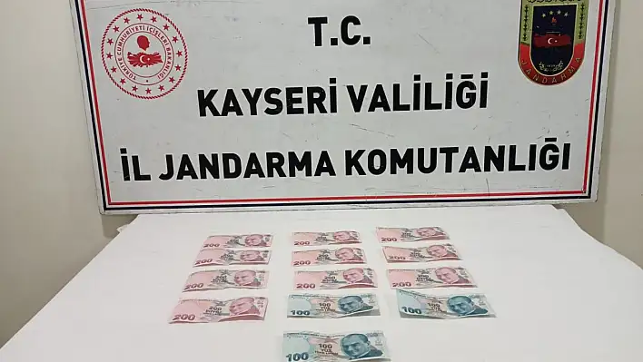 Kayseri'de sahte para operasyonu: 1 gözaltı