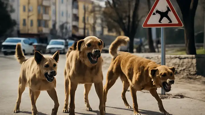 Kayseri'de sokak köpekleri saldırganlaştı! Belediye uyarı yazısı yayımladı