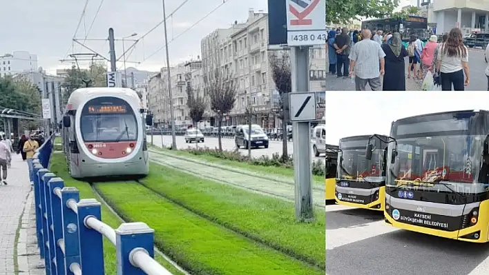 Kayseri'de tam bilet 5,73 TL, indirimli bilet 1,50 TL