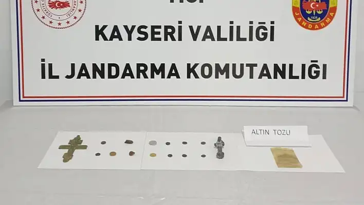 Kayseri'de tarihi eser kaçakçılığı