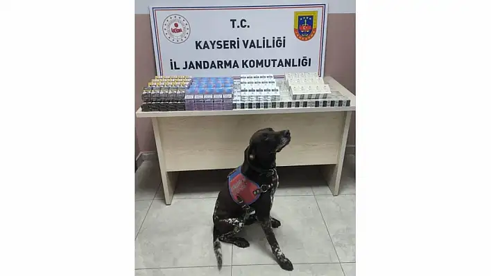 Kayseri'de tırdan 560 paket kaçak sigara ele geçirildi
