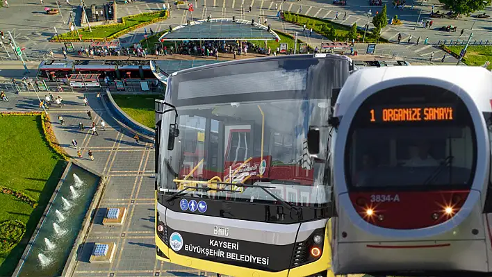 Kayseri'de toplu taşıma kullanacaklar dikkat: Bayram süresince saatler değişti!