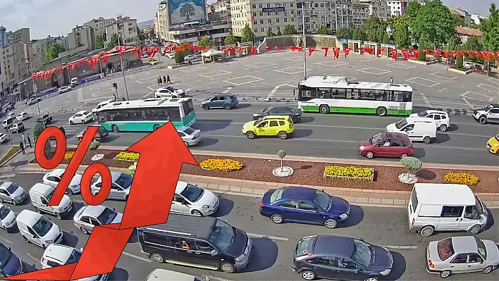 Kayseri'de trafiğe kaydedilen araç sayısı belli oldu: Sayıları 600 bine doğru gidiyor!