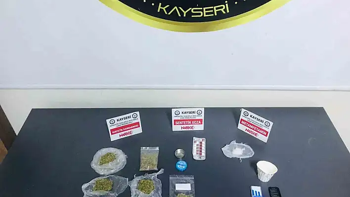 Kayseri'de binlerce uyuşturucu hap ele geçirildi