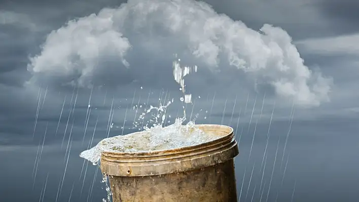 Kayseri'de yağmur suyu artık boşa gitmeyecek!